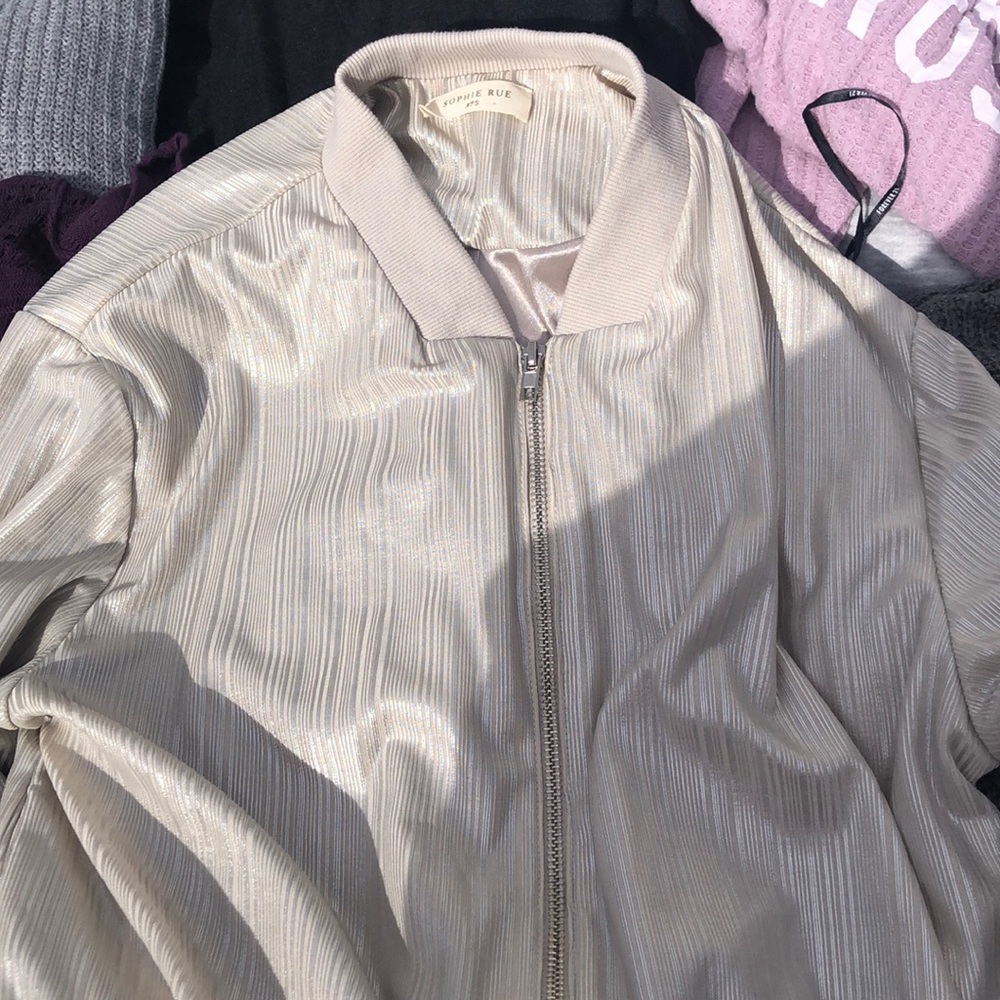Gold shimmery jacket